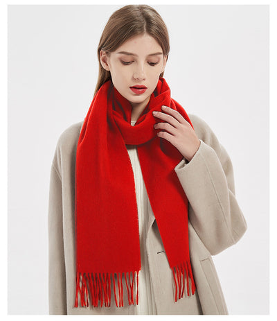 Bufanda de Cachemira Suave para Mujer - Colores Lisos y Elegantes - Image 4