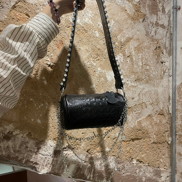 Bolsa Bandolera Retro Bullet - Estilo Vintage Funcional