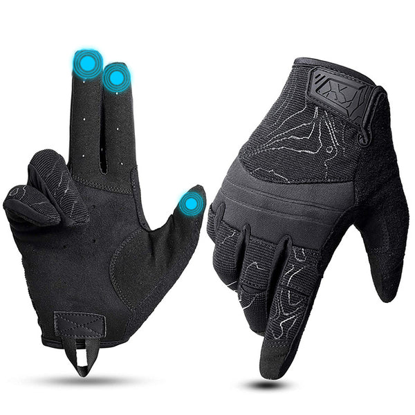 Guantes Tácticos para Ciclismo y Motocicleta con Pantalla Táctil