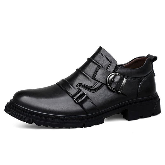Zapatos de Cuero Genuino para Hombre con Suela Gruesa Reforzada - Image 6