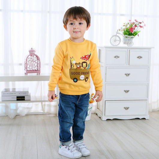 Suéter Infantil Cuello Redondo Manga Larga Base - Image 11