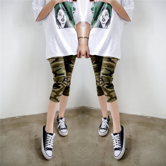 Shorts Camuflaje de Seda de Leche con Máximo Estiramiento - Image 7