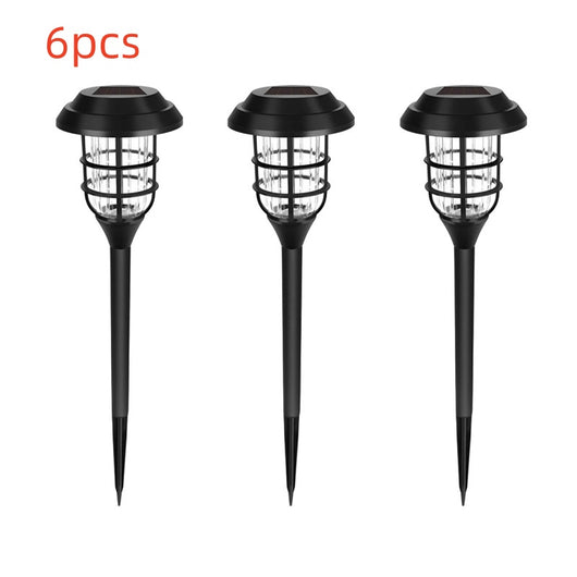 Luz LED Solar para Jardín con Diseño de Franjas - Image 11