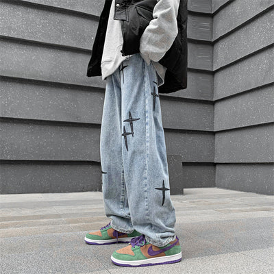 Jeans Holgados de Pierna Ancha para Hombre - Image 3