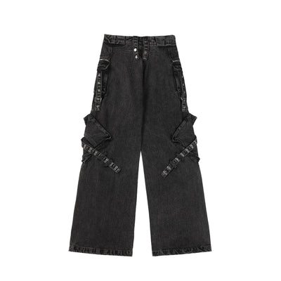 Pantalón Casual Recto con Múltiples Bolsillos y Cierre - Image 15