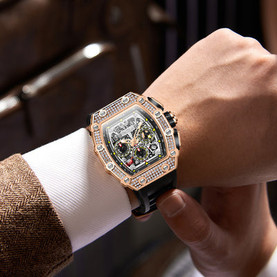 Reloj Mecánico Multifuncional con Diamantes - Elegancia y Precisión - Image 25