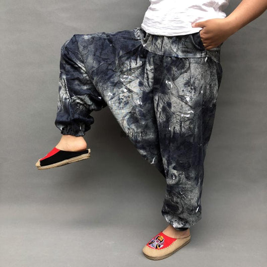 Pantalones Holgados Talla Grande Unisex con Entrepierna Amplia - Image 20