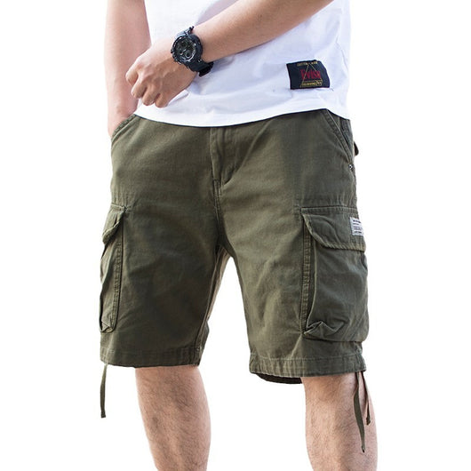 Shorts de Trabajo Talla Grande Sueltos Color Liso - Image 4