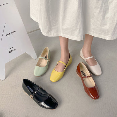 Zapatos de Tacón Cuadrado Grueso para Mujer - Image 11
