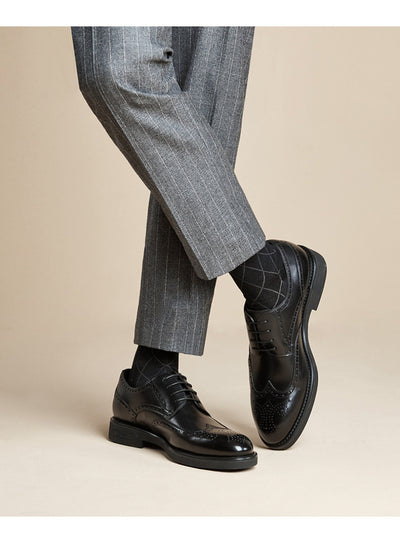 Zapatos de Cuero Grabado Oxford para Hombre - Calzado Formal Ejecutivo - Image 14