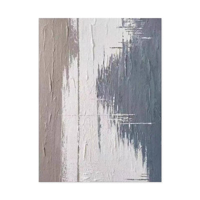 Cuadro Abstracto Moderno en Lienzo - Arte Texturizado Gris para Sala de Estar - Image 5