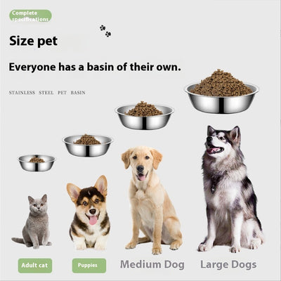 Comedero de Acero Inoxidable para Perros y Gatos - Antideslizante y Fácil de Limpiar - Image 4