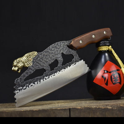 Cuchillo Carnicero Forjado a Mano - Filo Profesional - Image 3