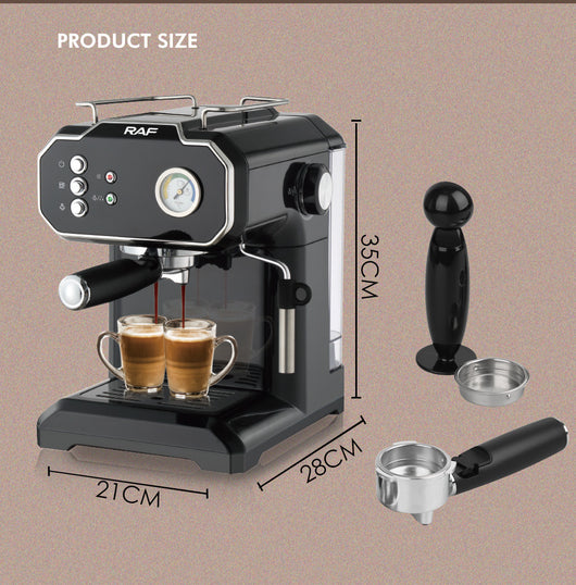 Cafetera Espresso Semiautomática con Vaporizador de Leche de Alta Presión - Image 16