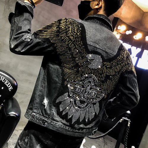 Chaqueta de Mezclilla Eagle Hot Drill para Hombre - Image 9
