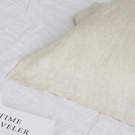 Toalla Almohada de Lino Puro Transpirable Color Liso Premium - Image 8