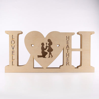 Lámpara Personalizada con Letras Iluminadas - Image 7