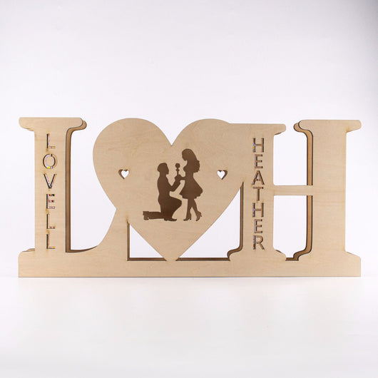 Lámpara Personalizada con Letras Iluminadas - Image 7