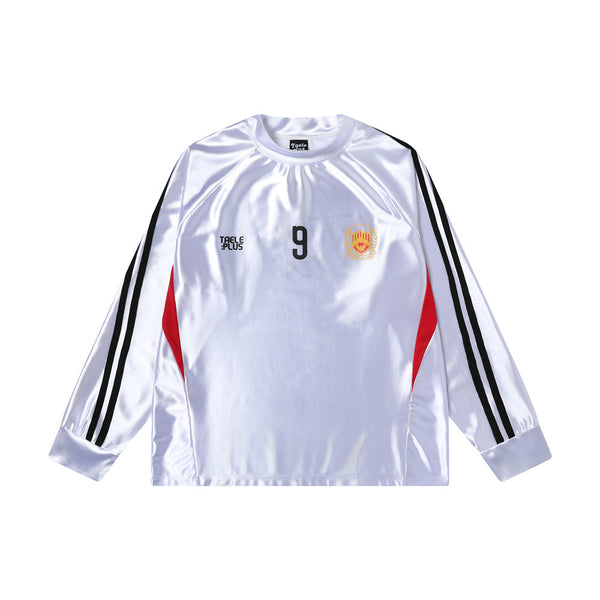 Playera Deportiva Estampada con Rayas Primavera-Otoño