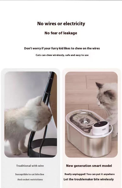 Fuente de Agua Automática para Mascotas con Sensor Infrarrojo - Image 12