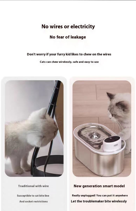 Fuente de Agua Automática para Mascotas con Sensor Infrarrojo - Image 12