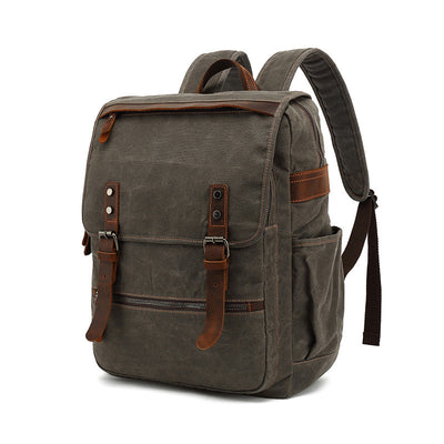 Mochila Escolar Impermeable con Tratamiento de Cera - Image 9