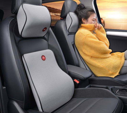 Almohada Lumbar y Reposacabezas para Auto con Espuma Viscoelástica - Image 9