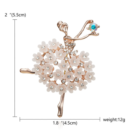 Broche Bailarina con Perlas y Cristales - Accesorio Deportivo para Mujeres - Image 10