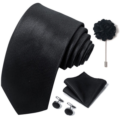 Combo Corbata, Traje y Pañuelo de Bolsillo para Hombre - Juego 8 - Image 95