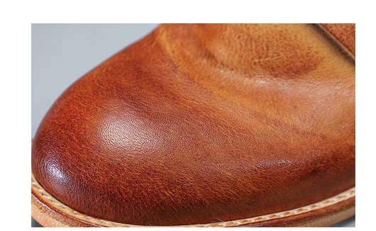 Zapatos Casuales de Cuero Genuino con Suela Elevada para Mujer - Image 9