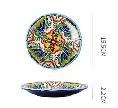 Vajilla Cerámica Bohemia con Diseño Artesanal - Image 22