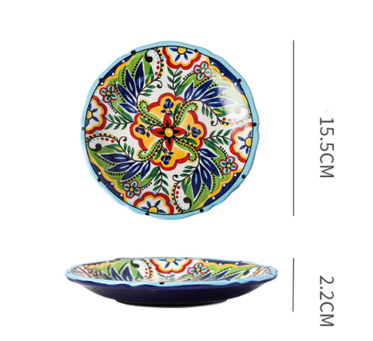 Vajilla Cerámica Bohemia con Diseño Artesanal - Image 22