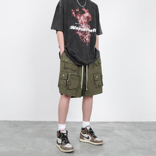 Pantalones Cargo Sueltos con Múltiples Bolsillos - Image 7