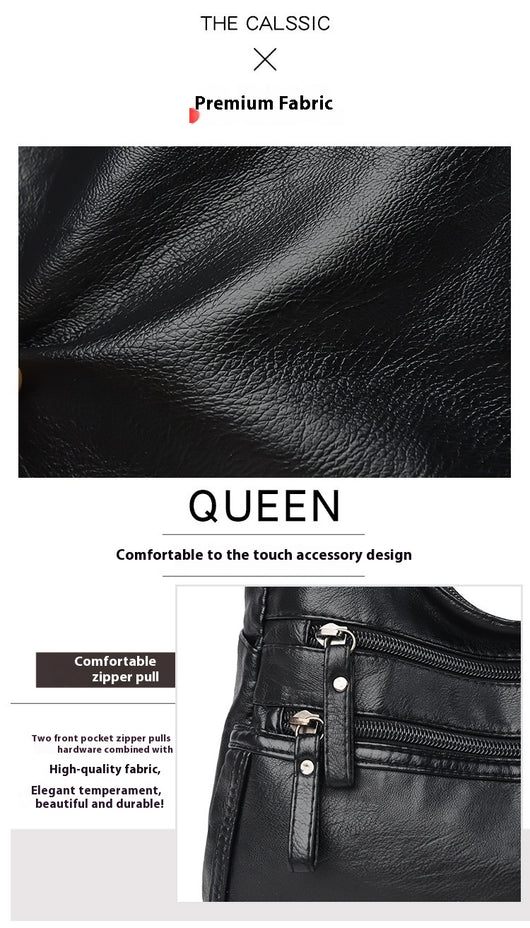 Bolso Bandolera de Cuero Genuino Lavado - Diseño Minimalista Versátil - Image 29