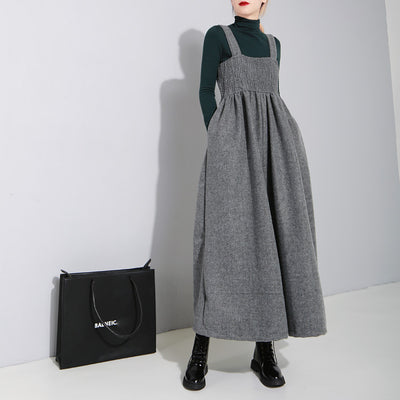Pantalón Ancho Plisado con Tirantes Ajustables - Diseño Oversize Primavera Verano - Image 10