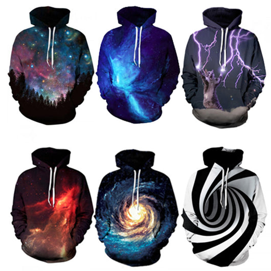 Sudadera con Capucha Cielo Estrellado - Moda Moderna para Hombre - Image 9
