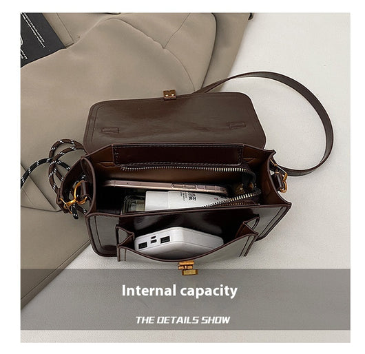 Bolso Cuadrado Retro Portátil - Diseño Versátil para Todo Ocasión - Image 16