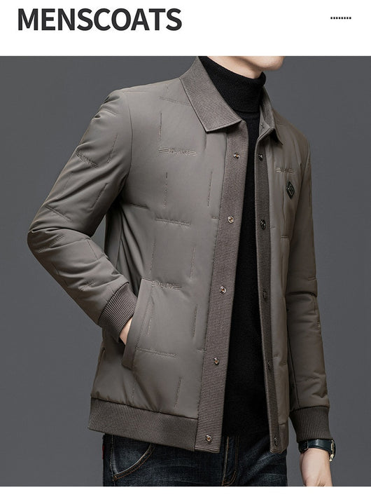 Chaqueta Acolchada con Solapa y Bajo Redondeado - Image 16