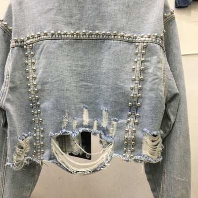 Chaqueta de Mezclilla Reforzada con Remaches - Image 15