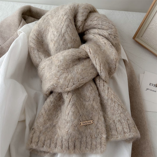 Suéter Tejido Coreano de Lana Mixta Premium para Estudiantes