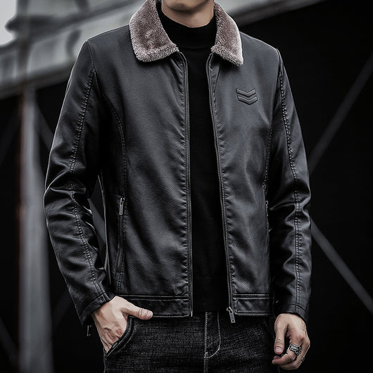 Chaqueta de Cuero para Hombre Cálida y Elegante - Image 7