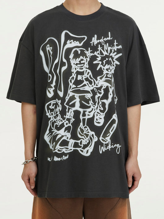 Camiseta Suelta Unisex de Moda Casual - Image 5