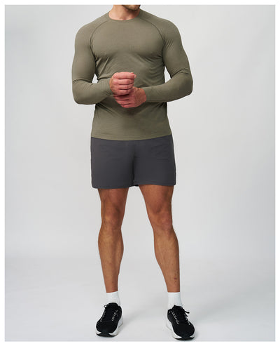 Playera Deportiva Manga Larga Transpirable de Secado Rápido para Hombre - Image 39