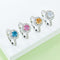 Anillo de Moissanita 1 Quilate en Plata 925 - Diseño Floral para Propuesta