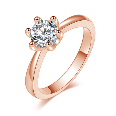 Anillo de Circonita con Seis Garras de Diamante - Image 17