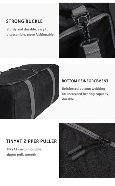 Bolsa de Viaje Plegable con Bandolera - Capacidad Extra Grande Portátil - Image 18