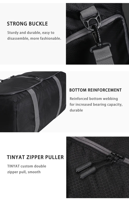 Bolsa de Viaje Plegable con Bandolera - Capacidad Extra Grande Portátil - Image 18