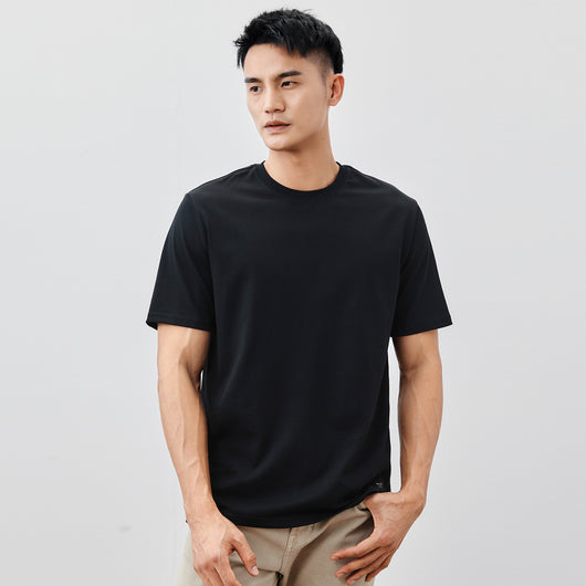 Playera Básica de Algodón Pesado para Hombre - Cuello Redondo Clásico - Image 6