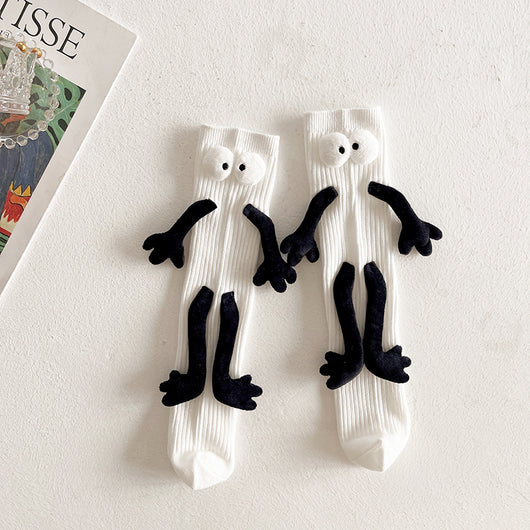 Calcetines Cortos de Algodón Puro con Muñeca Adorable - Diseño para Parejas - Image 19