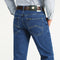 Men's Retro High-Waisted Loose Straight Leg Jeans